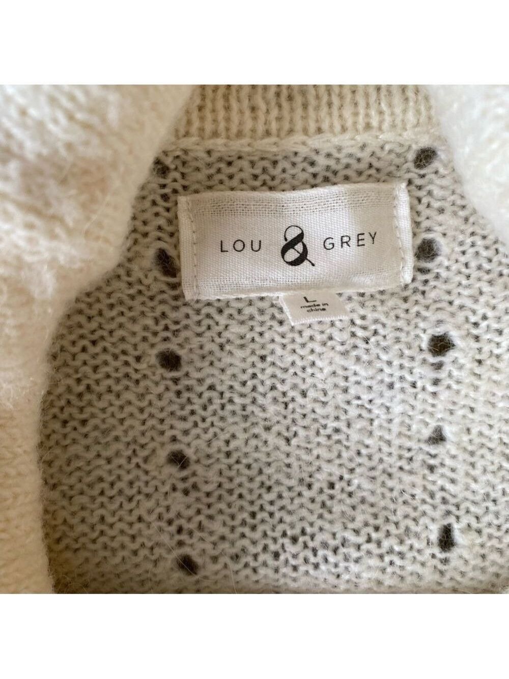 White/ ivory almost off white sweater - Picture 4 of 6